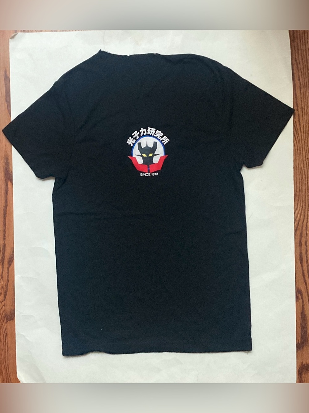 Black Graphic Short-Sleeve women’s T-Shirt - Robot Emblem